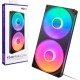 Кулер до корпусу NZXT F240 RGB Core Fan (Single Frame) - Black (RF-U24HF-B1)