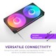 Кулер до корпусу NZXT F240 RGB Core Fan (Single Frame) - Black (RF-U24HF-B1)