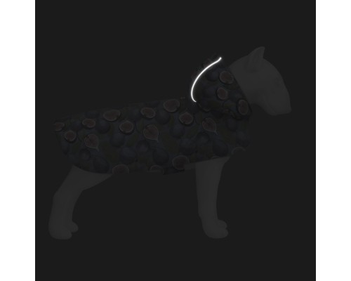 Дощовик для тварин WAUDOG Clothes Накидка з капюшоном Інжир L (358-4053)