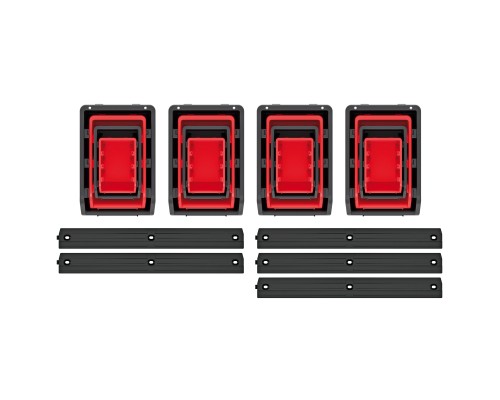 Ящик для інструментів Kistenberg набір ємностей з підвісною штангою, 580*235*130, KST16 (KST16)