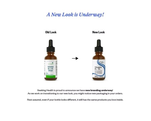 Вітамін Seeking Health Вітамін D3+K2 у краплях, Vitamin D3+K2 Drops, 30 мл (SKH-52135)