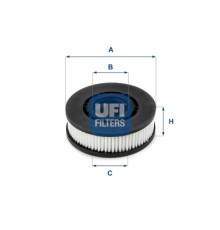 Повітряний фільтр для автомобіля UFI 27.689.00