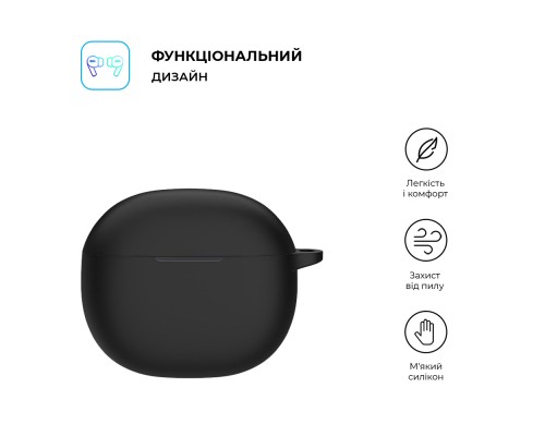 Чохол для навушників Armorstandart Hang Case для Xiaomi Redmi Buds 4 Active Black (ARM73538)
