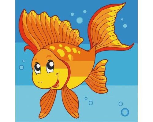 Картина по номерам ArtCraft Рибка 30х30 см (15033-AC)