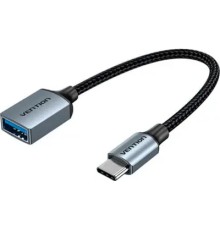 Перехідник USB 3.0 Type-C to USB AF (OTG) 0.15m Aluminum Alloy Vention (CCXHB)