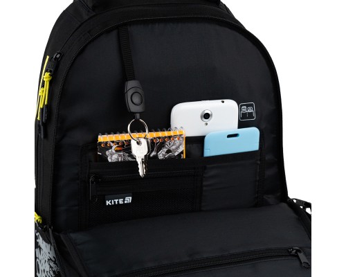 Рюкзак шкільний Kite Education teens 2587M DC Batman (DC25-2587M)