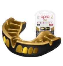 Капа Opro Gold Grillz Black/Gold (102504012) (Gold_Grillz_Bl/Gold)