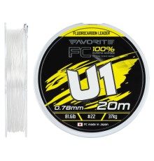 Флюорокарбон Favorite U1 FC 20m 22/0.78mm 81.6lb/37.0kg (1693.12.01)