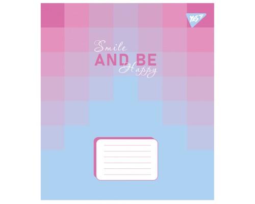 Зошит Yes Smile and be happy А5 48 аркушів лінія (767392)