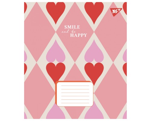 Зошит Yes Smile and be happy А5 48 аркушів лінія (767392)