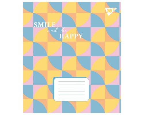Зошит Yes Smile and be happy А5 48 аркушів лінія (767392)