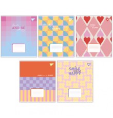 Зошит Yes Smile and be happy А5 48 аркушів лінія (767392)