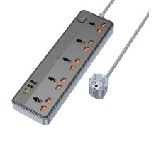 Мережевий фільтр живлення BOROFONE BAC5A (6941991111501)