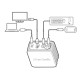 Зарядний пристрій AVerMedia GC313 CORE GO 100W 2хUSB-С 1хUSB-A 1xHDMI white (40AAGC313AWP)