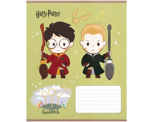 Зошит Kite Harry Potter, 12 аркушів, коса лінія (HP25-235)