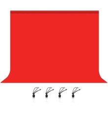 Фон Puluz PU5214R backdrop 3x2 m red (PU5214R)