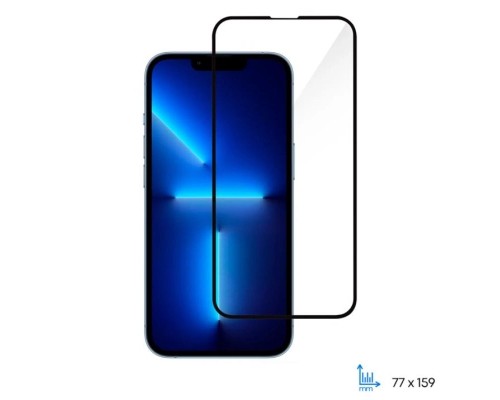 Скло захисне 2E iPhone 13-13Pro 2.5D FCFG black (2E-IP-13-6.1-SMFCFG-BB)