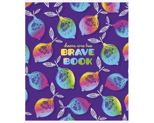 Зошит Школярик Brave book 12 аркушів лінія (012-3022L)