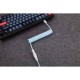Дата кабель USB-C + USB A to USB-C 1.36m Coiled Aviator blue Keychron (CAB19_KEYCHRON)