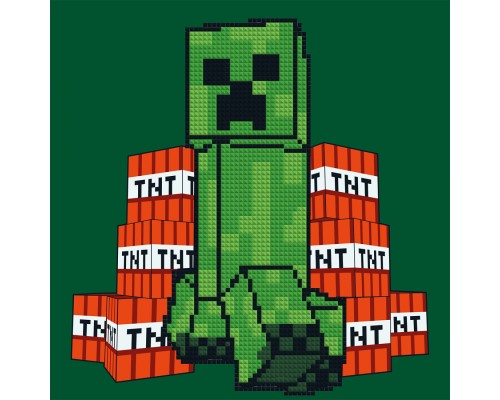 Картина по номерам Santi Кріпер та вибухівка 25х25 см з алмазною мозаїкою (954930)