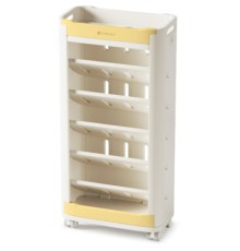 Дитячий стелаж Mealux Brooks White / Yellow (KD-E041 White / Yellow)