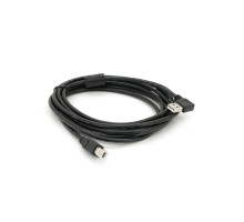 Кабель для принтера USB 2.0 AM/BM 3.0m 90° corner black Ritar (YT-AM/BM90°-3.0B)