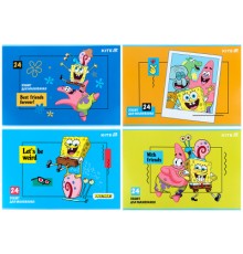 Альбом для малювання Kite SpongeBob SquarePants, 24 аркуша (SB25-242)