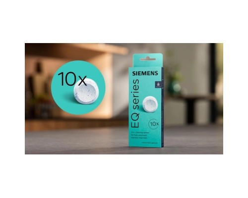 Аксесуар для кавоварки Siemens таблетки для очищення кавоварок 10 шт (TZ80001A)
