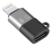 Перехідник USB-C F to Lightning M charger-audio XoKo (AC-029)