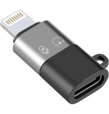 Перехідник USB-C F to Lightning M charger-audio XoKo (AC-029)