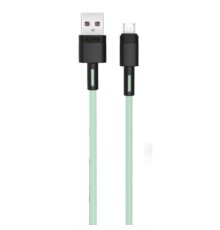 Дата кабель USB 2.0 AM to Micro 5P 1.0m 5A green XO (NB166-M-1-GR)