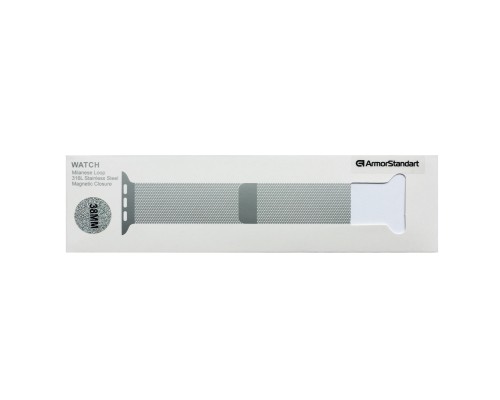 Ремінець до смарт-годинника Armorstandart Milanese Loop для Apple Watch 42 (Series 11-10)/41/40/38 Military Grey (ARM52951)