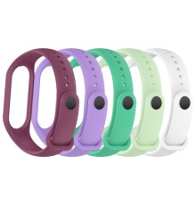 Ремінець до фітнес браслета Armorstandart комплект 5шт Xiaomi Mi Band 7/6/5 New Style Floral (ARM75059)
