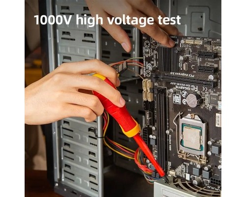 Викрутка Deli ізольована хрестова PH2 x 100 мм (EDL516100)