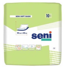 Пелюшки для малюків Seni Soft Basic 90х60 см 10 шт (5900516692469)