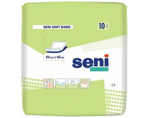 Пелюшки для малюків Seni Soft Basic 90х60 см 10 шт (5900516692469)