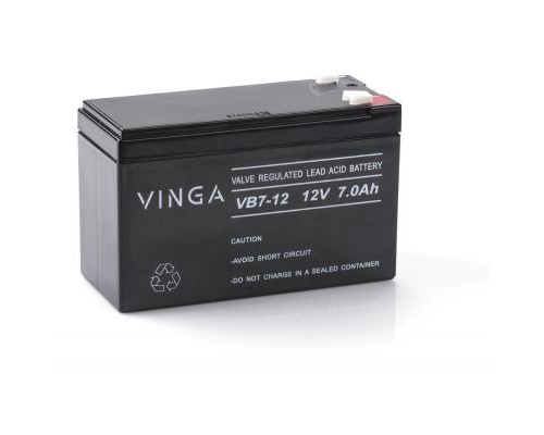 Батарея до ДБЖ Vinga 12В 7 Ач (VB7-12) 
