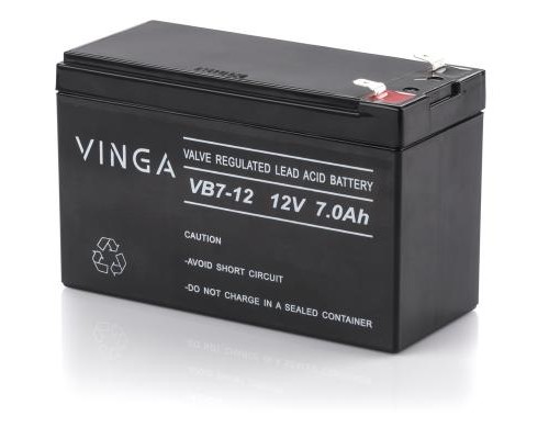 Батарея до ДБЖ Vinga 12В 7 Ач (VB7-12) 