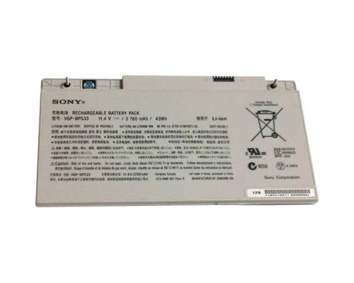 Акумулятор до ноутбука Sony Sony VGP-BPS33 3760mAh 6cell 11.1V Li-ion (A41803) 