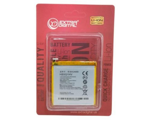 Акумуляторна батарея Extradigital Huawei Ascend P1 XL U9200E (Original, 2600 mAh) (BMH6396) 
