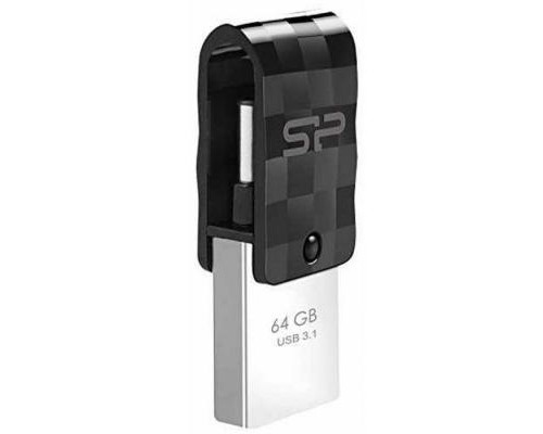 USB флеш накопичувач Silicon Power 64GB Mobile C31 USB 3.1 / USB Type-C (SP064GBUC3C31V1K)
