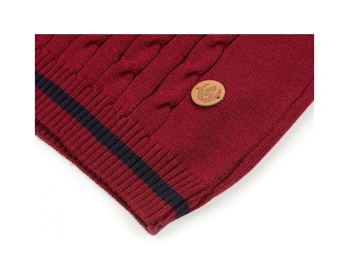 Кофта дитяча Na в'язана з косами (AFB1033-158B-red)