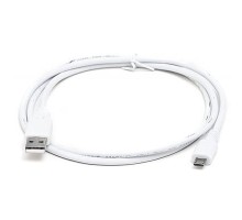 Дата кабель USB 2.0 AM to Micro 5P 1.0m Pro white REAL-EL (EL123500024)