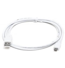 Дата кабель USB 2.0 AM to Micro 5P 1.0m Pro white REAL-EL (EL123500024)
