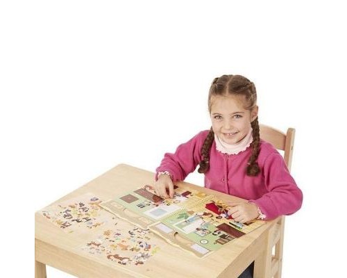 Набір для творчості Melissa&Doug Багаторазові наклейки Дім для тварин (MD19429)