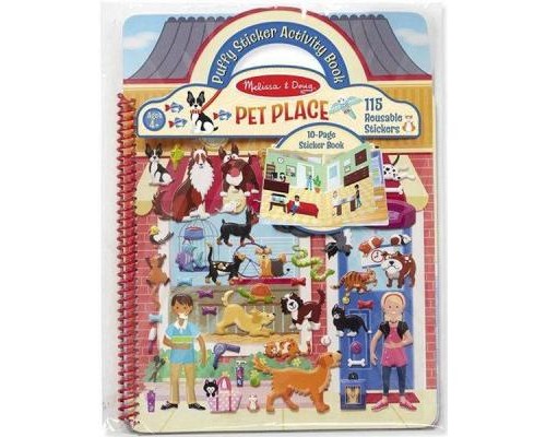 Набір для творчості Melissa&Doug Багаторазові наклейки Дім для тварин (MD19429)