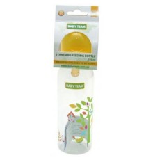 Пляшечка для годування Baby Team з латекс. соскою 250 мл 0+ жовт (1310_желтый)