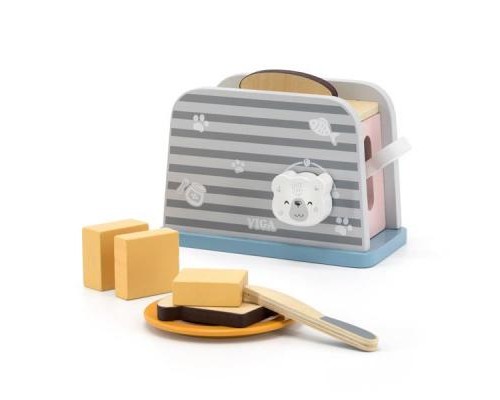 Ігровий набір Viga Toys кулінара PolarB Тостер (44017)