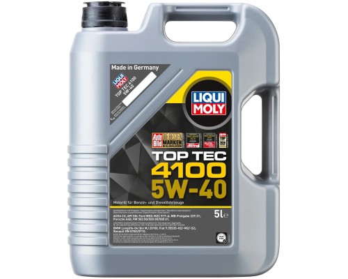 Моторна олива Liqui Moly Top Tec 4100 5W-40 5л (9511) Моторна олива Liqui Moly Top Tec 4100 5W-40 5л (9511)