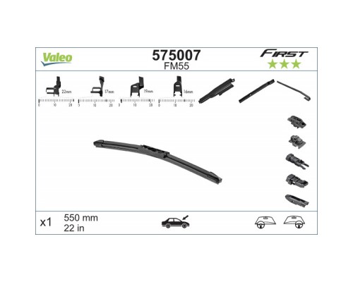 Щітка склоочисника Valeo 575007